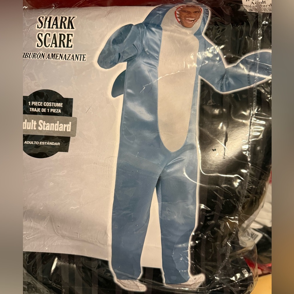 Party city adult shark costume one piece